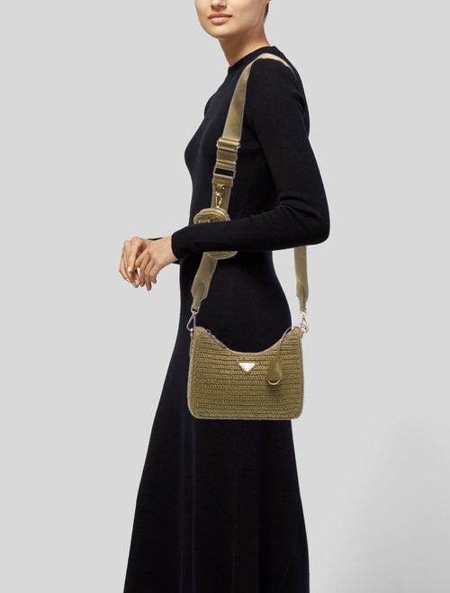 Prada Enameled Metal Triangle Re-Edition 2005