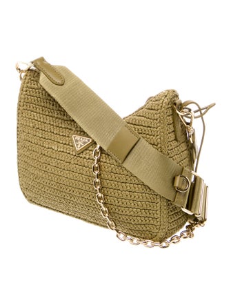 Prada Enameled Metal Triangle Re-Edition 2005