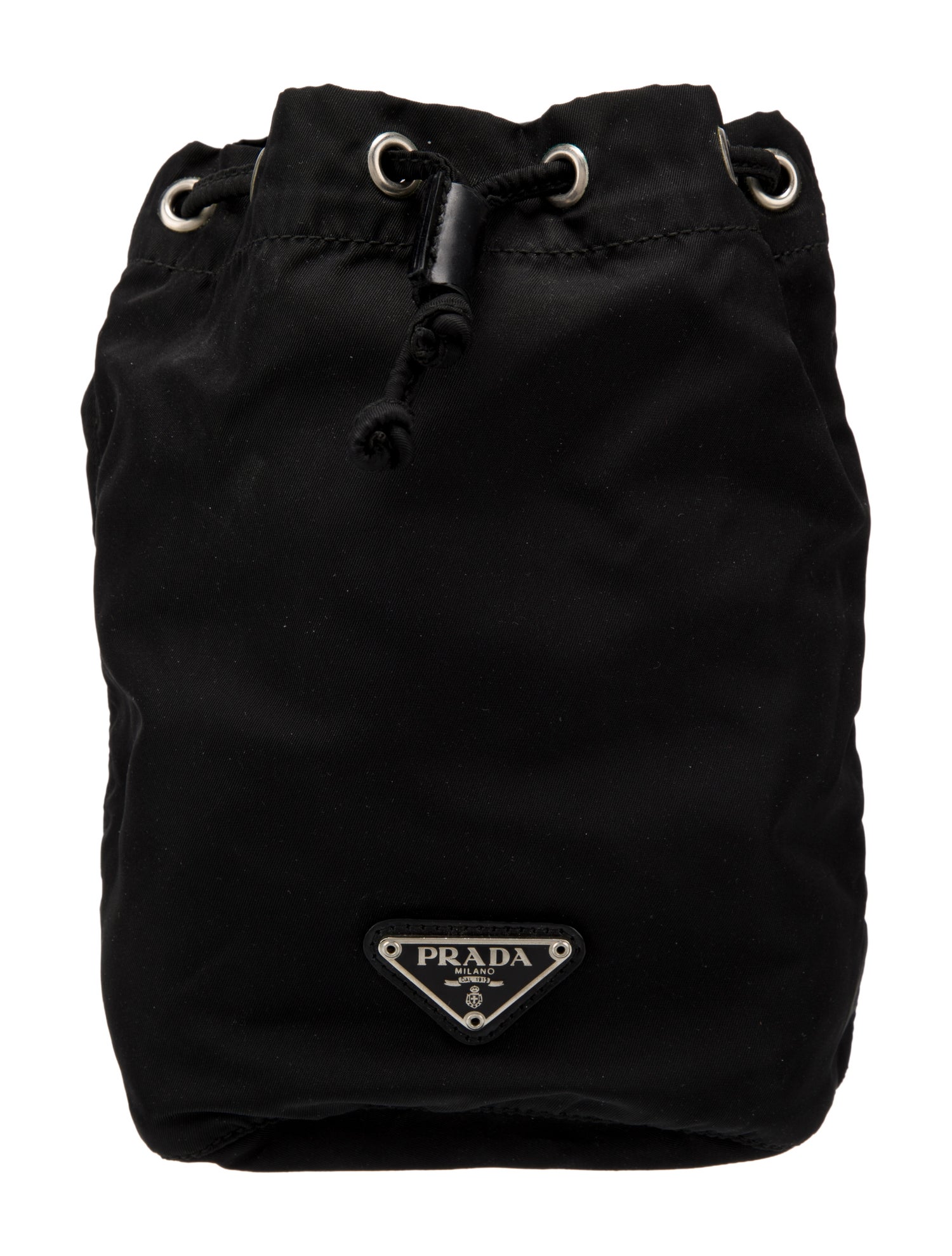 Prada Tessuto Drawstring Cosmetic Pouch