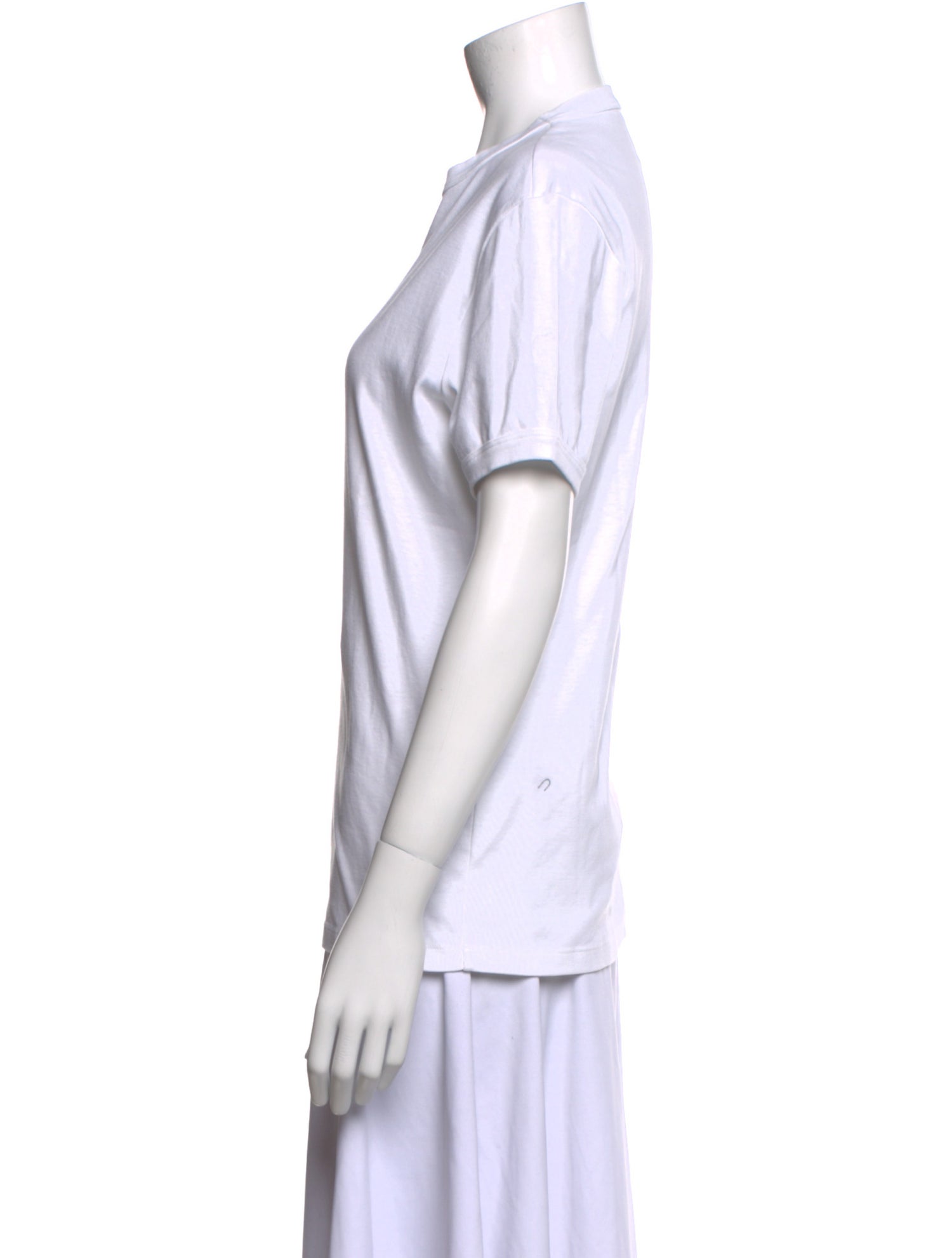 Prada 2023 Enameled Metal Triangle T-Shirt