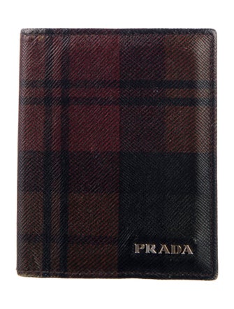 Prada Saffiano Cuir Leather Card Holder