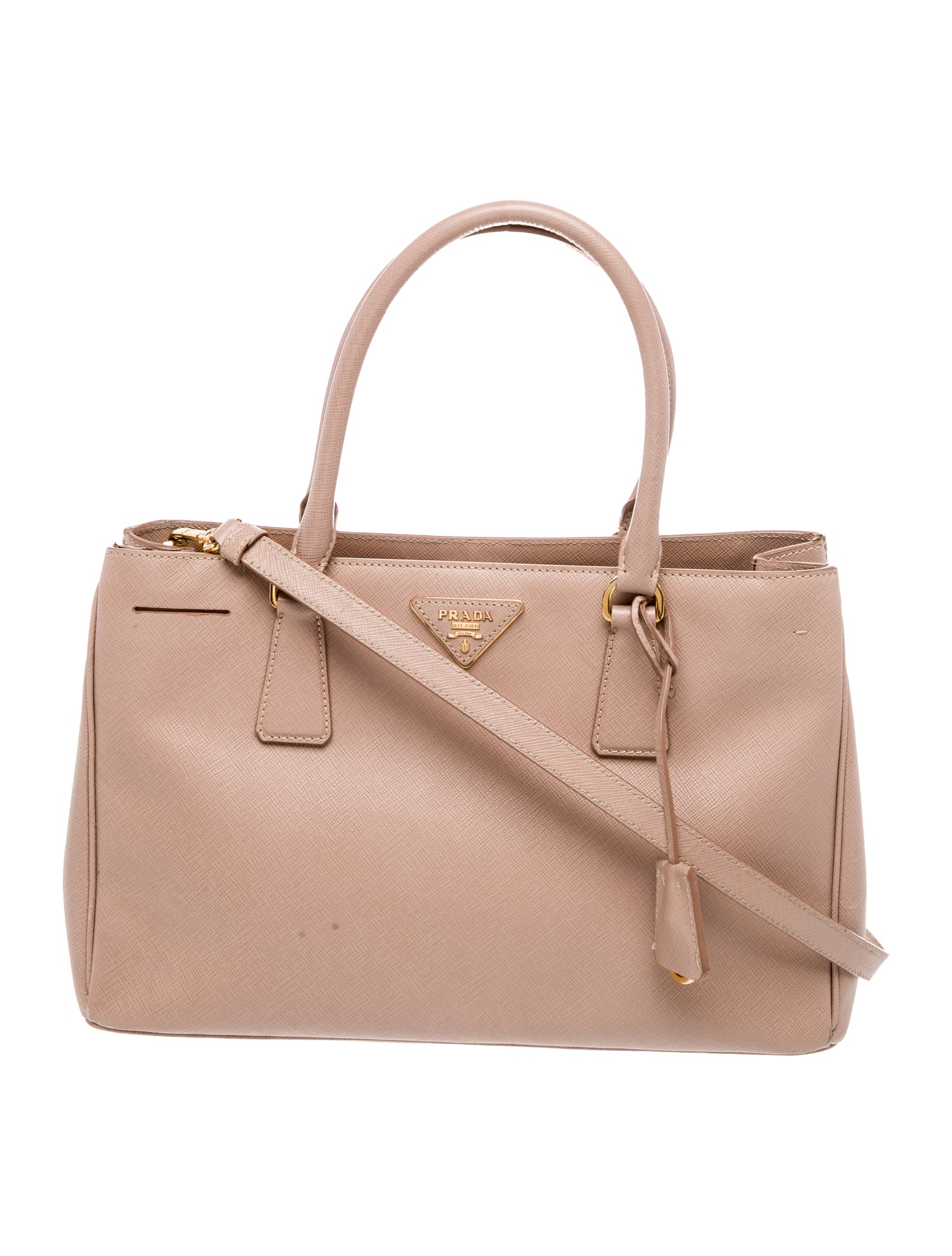 Prada Saffiano Lux Leather Top Handle Bag