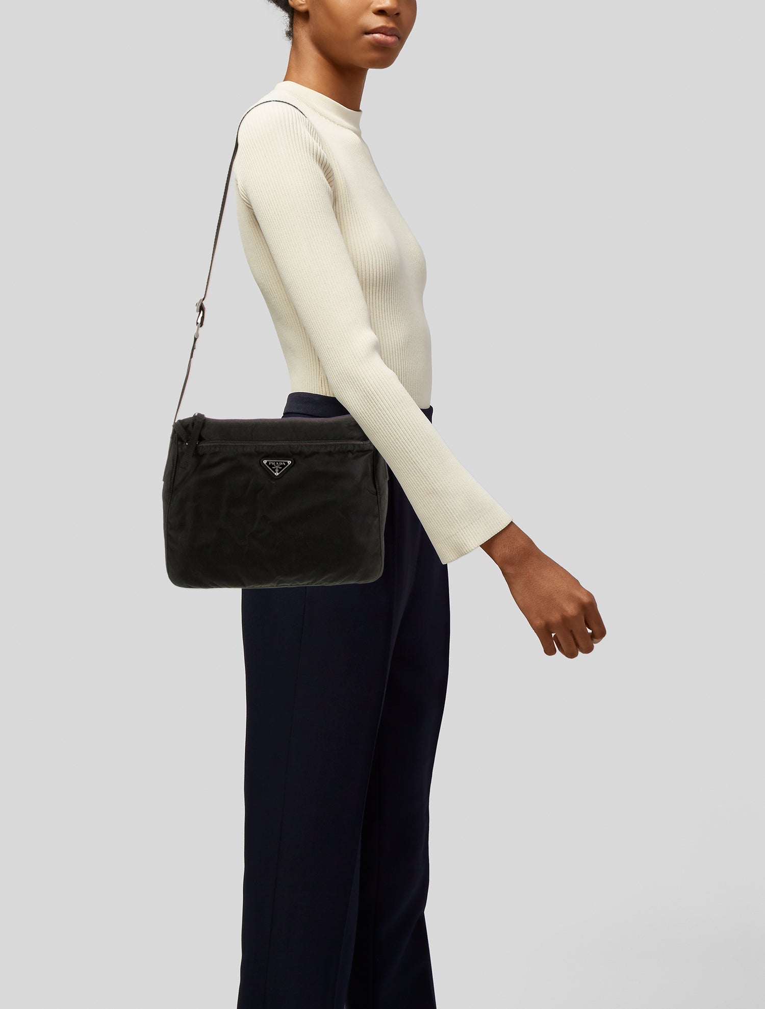 Prada Tessuto Nylon Shoulder Bag