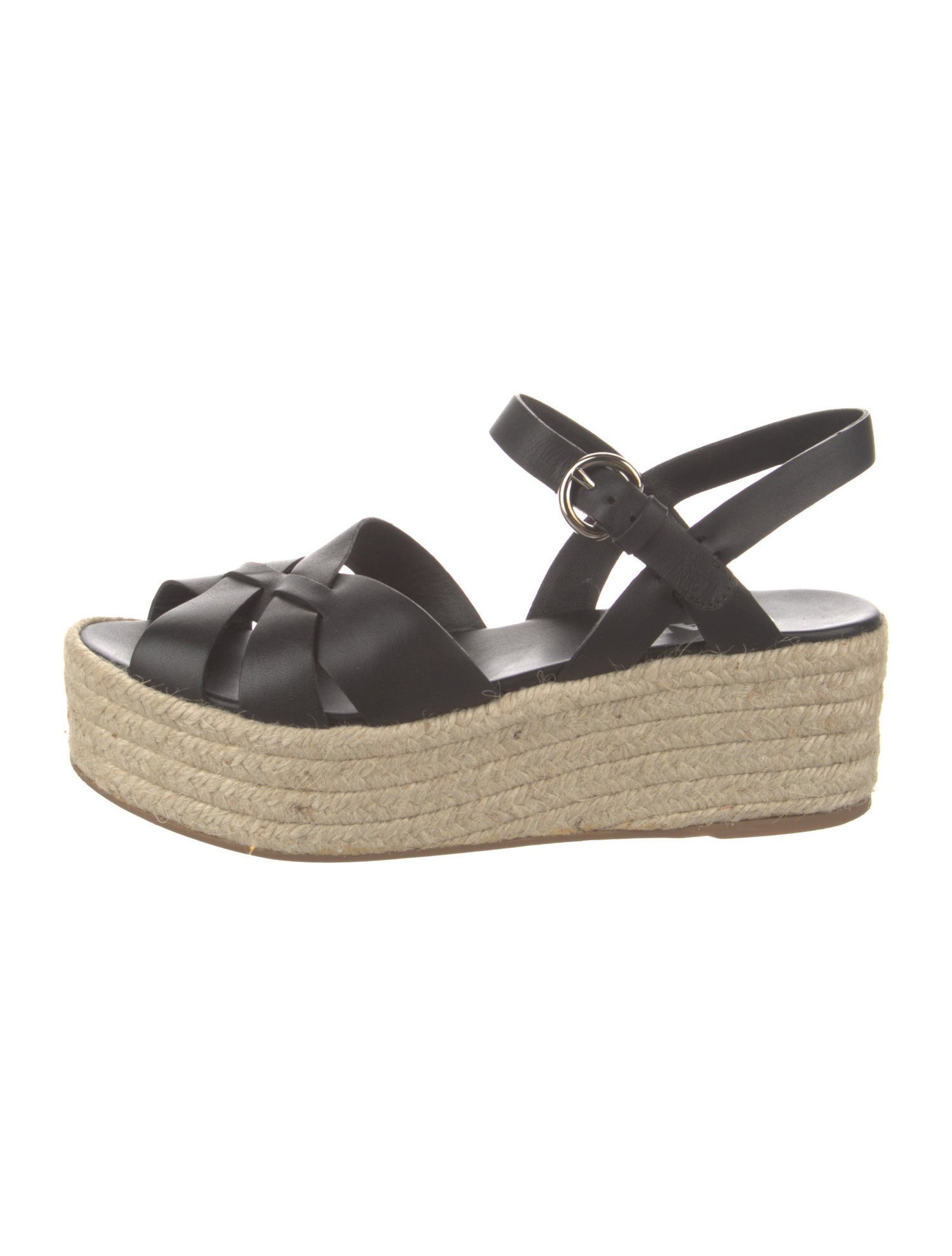 Prada Leather Espadrilles