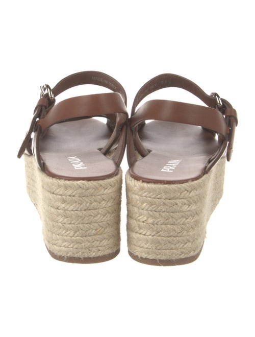 Prada Leather Espadrilles