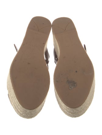 Prada Leather Espadrilles