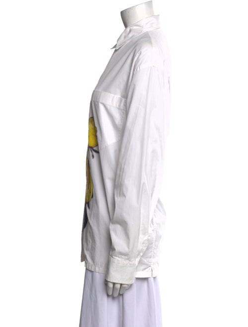 Prada 2019 Printed Button-Up Top