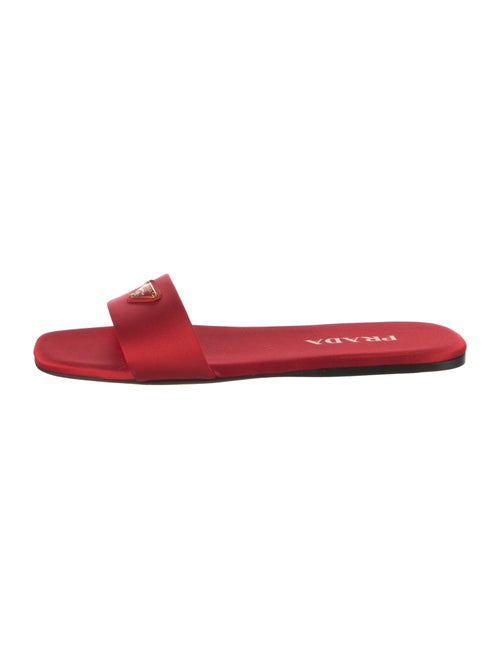 Prada Satin Slides