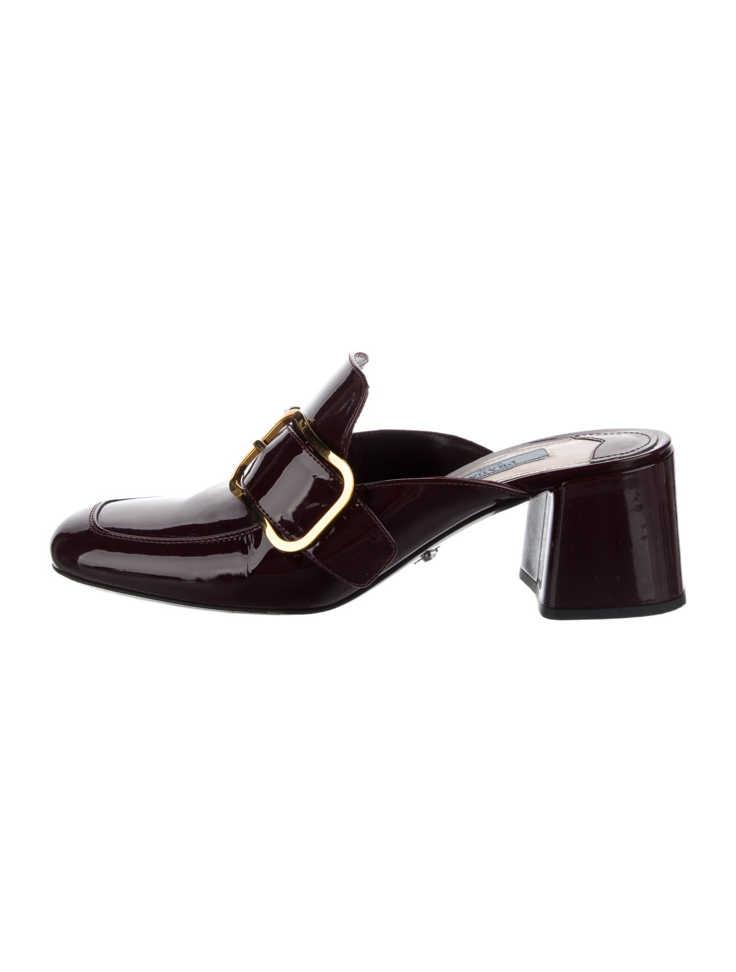 Prada Patent Leather Mules