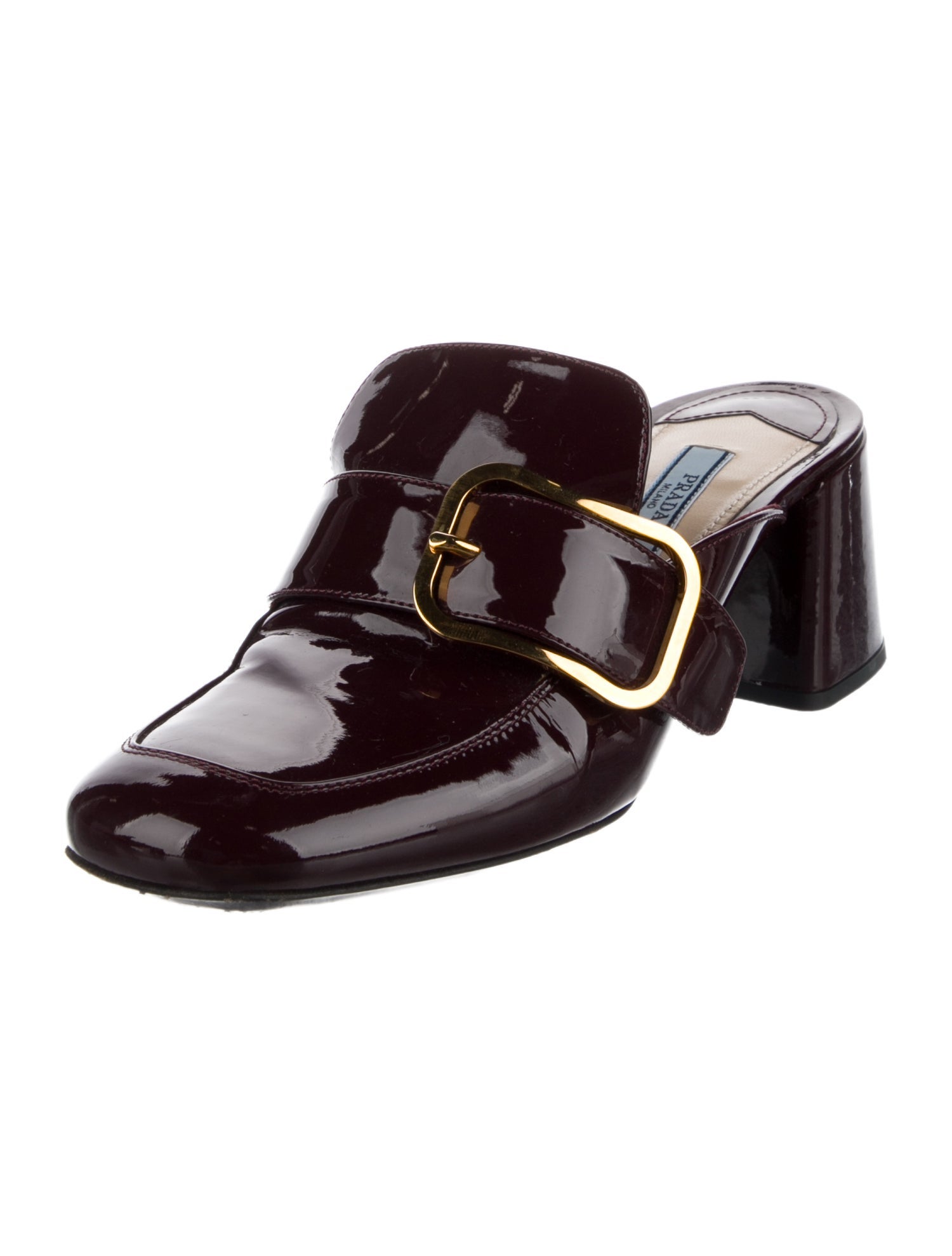 Prada Patent Leather Mules