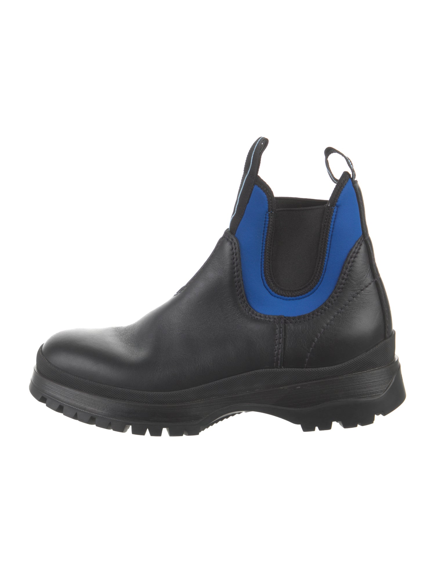 Prada Leather Chelsea Boots