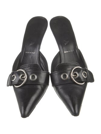 Prada Leather Slides