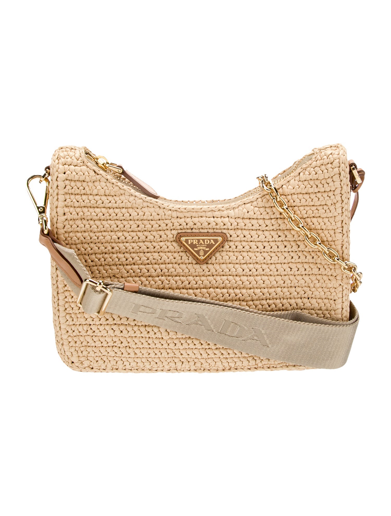 Prada Enameled Metal Triangle Re-Edition 2005 w/ Tags