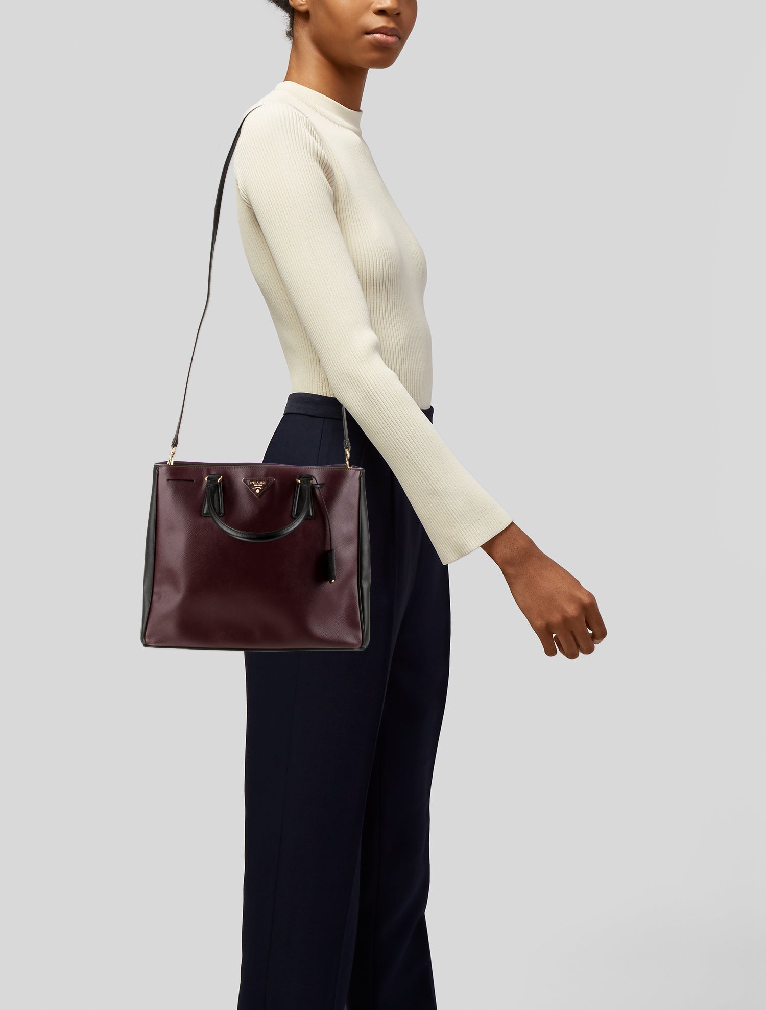 Prada Saffiano Lux Leather Gardener's