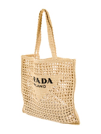 Prada Raffia Grass Tote