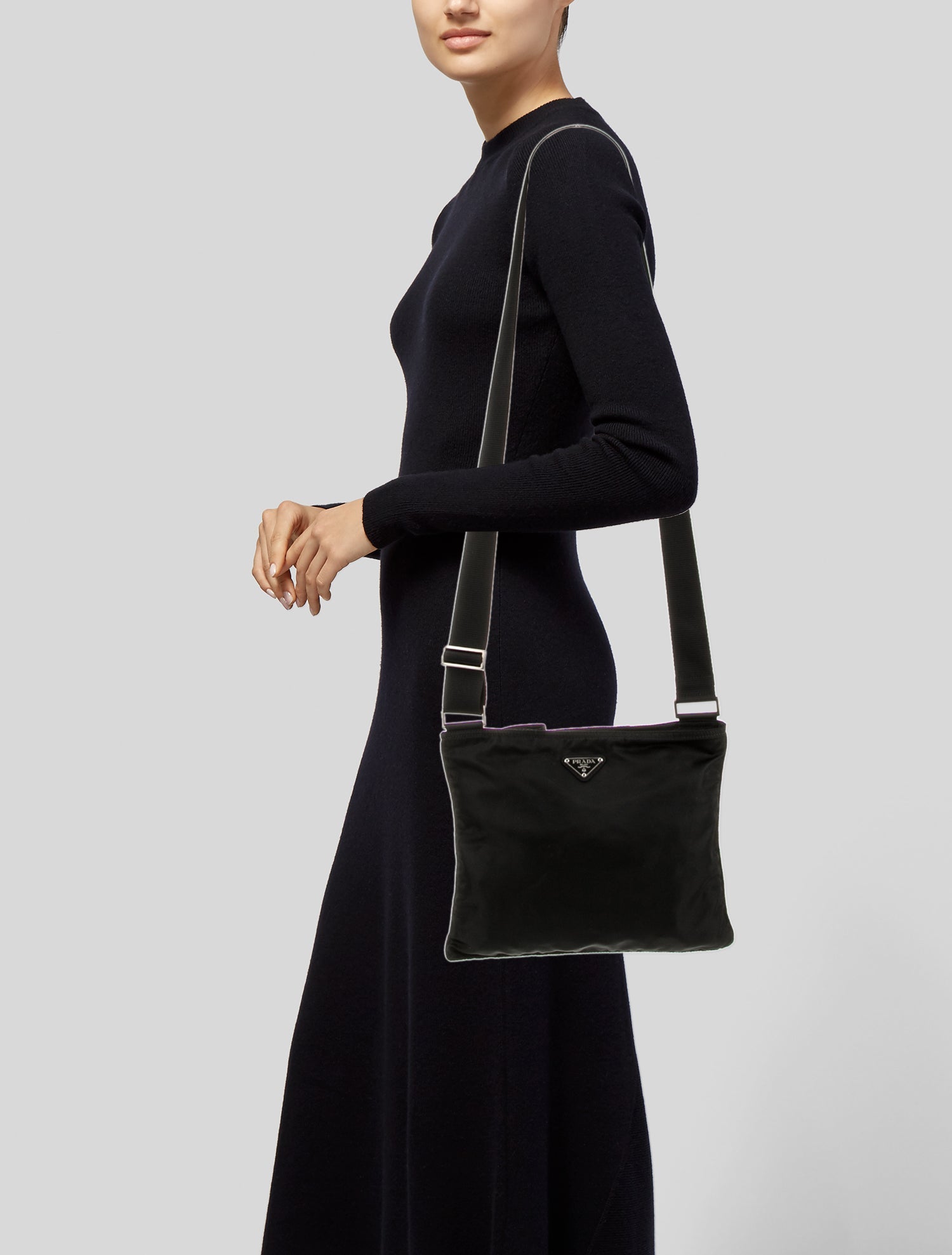 Prada Vela Nylon Pouch