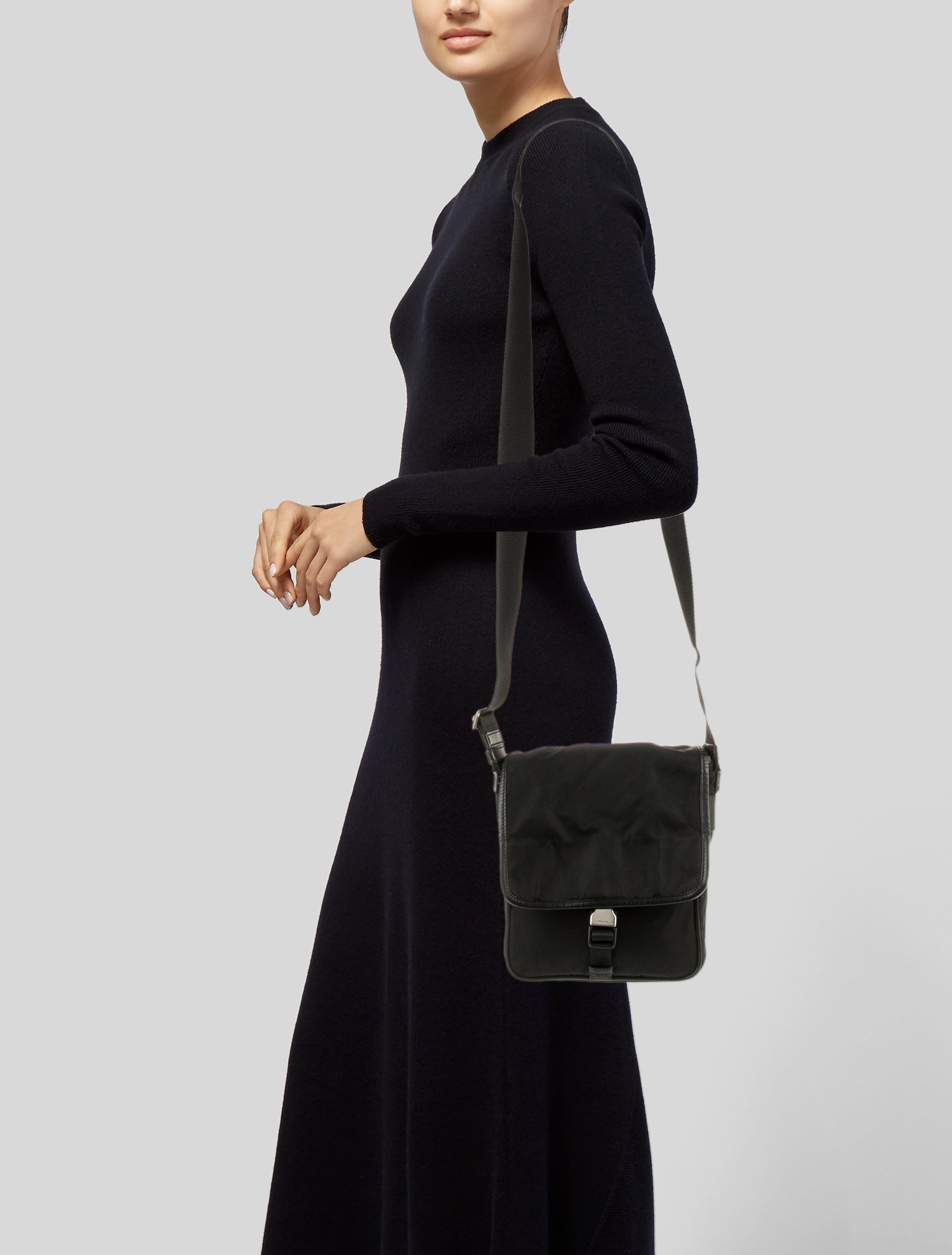 Prada Tessuto Nylon Shoulder Bag