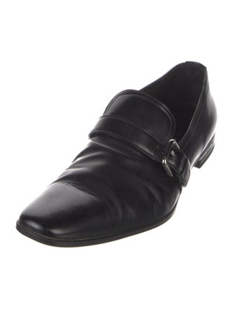 Prada Leather Monk Straps