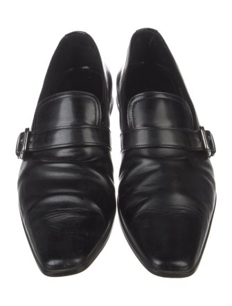 Prada Leather Monk Straps