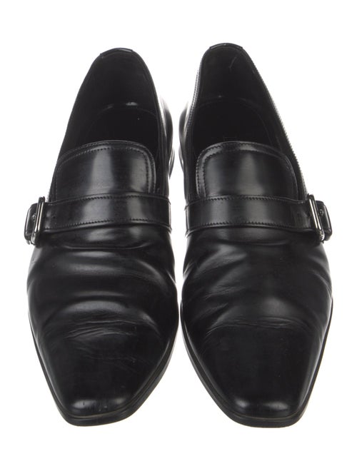 Prada Leather Monk Straps