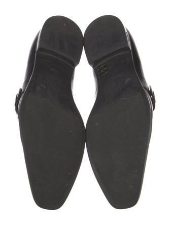 Prada Leather Monk Straps