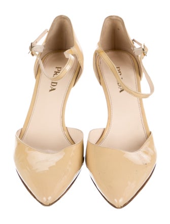 Prada Patent Leather D'Orsay Pumps