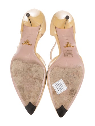 Prada Patent Leather D'Orsay Pumps