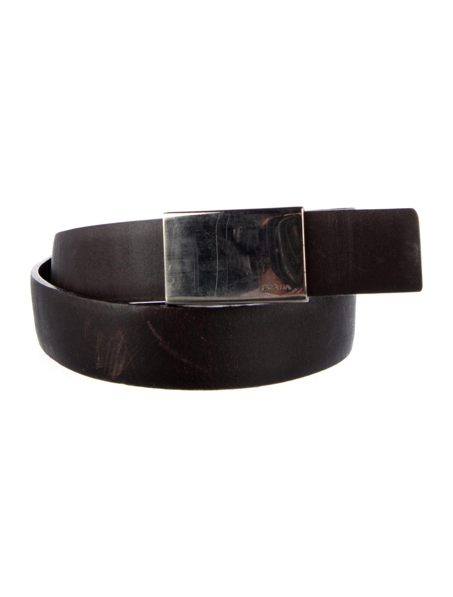 Prada Vitello Leather Belt