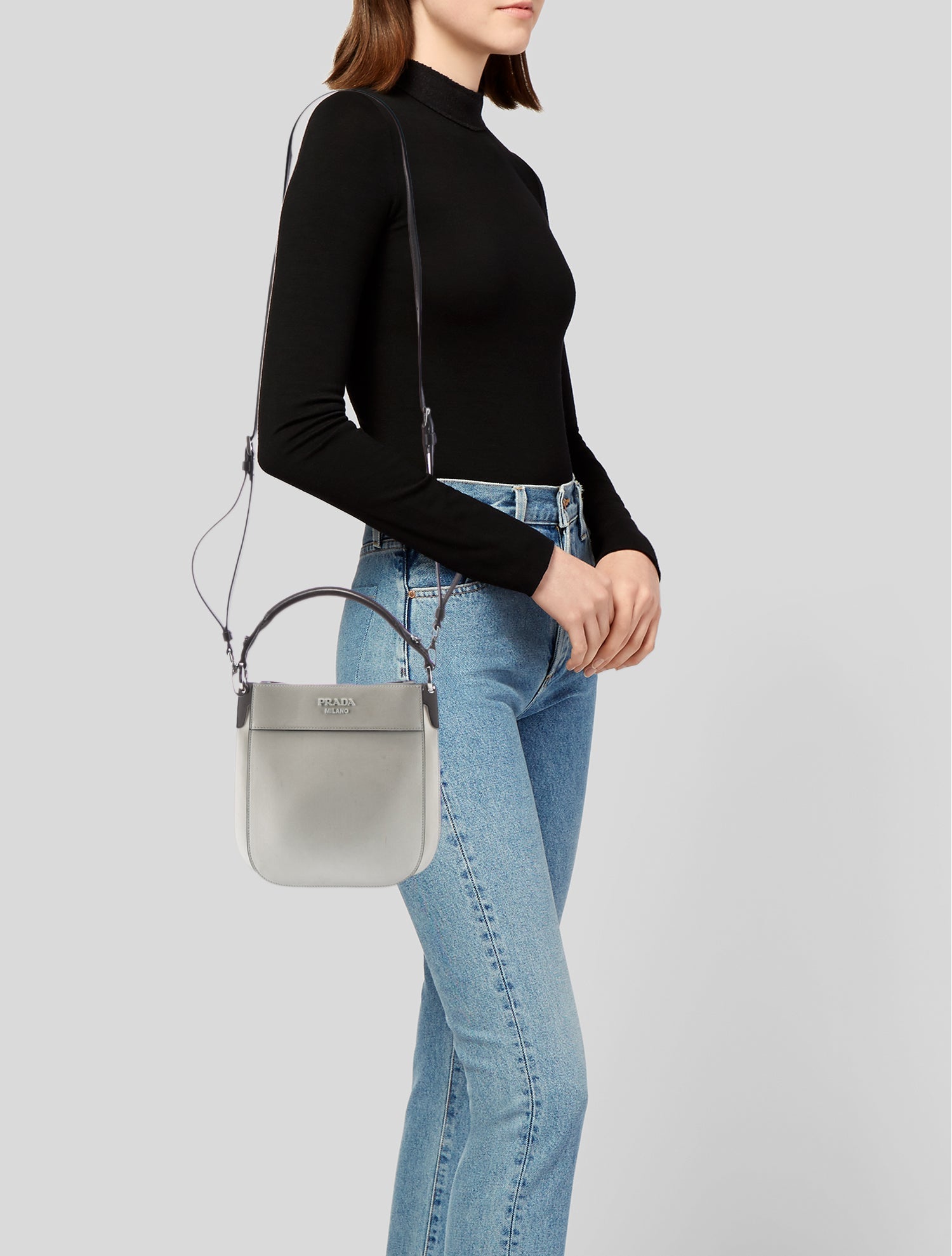 Prada City Calf Leather Margit