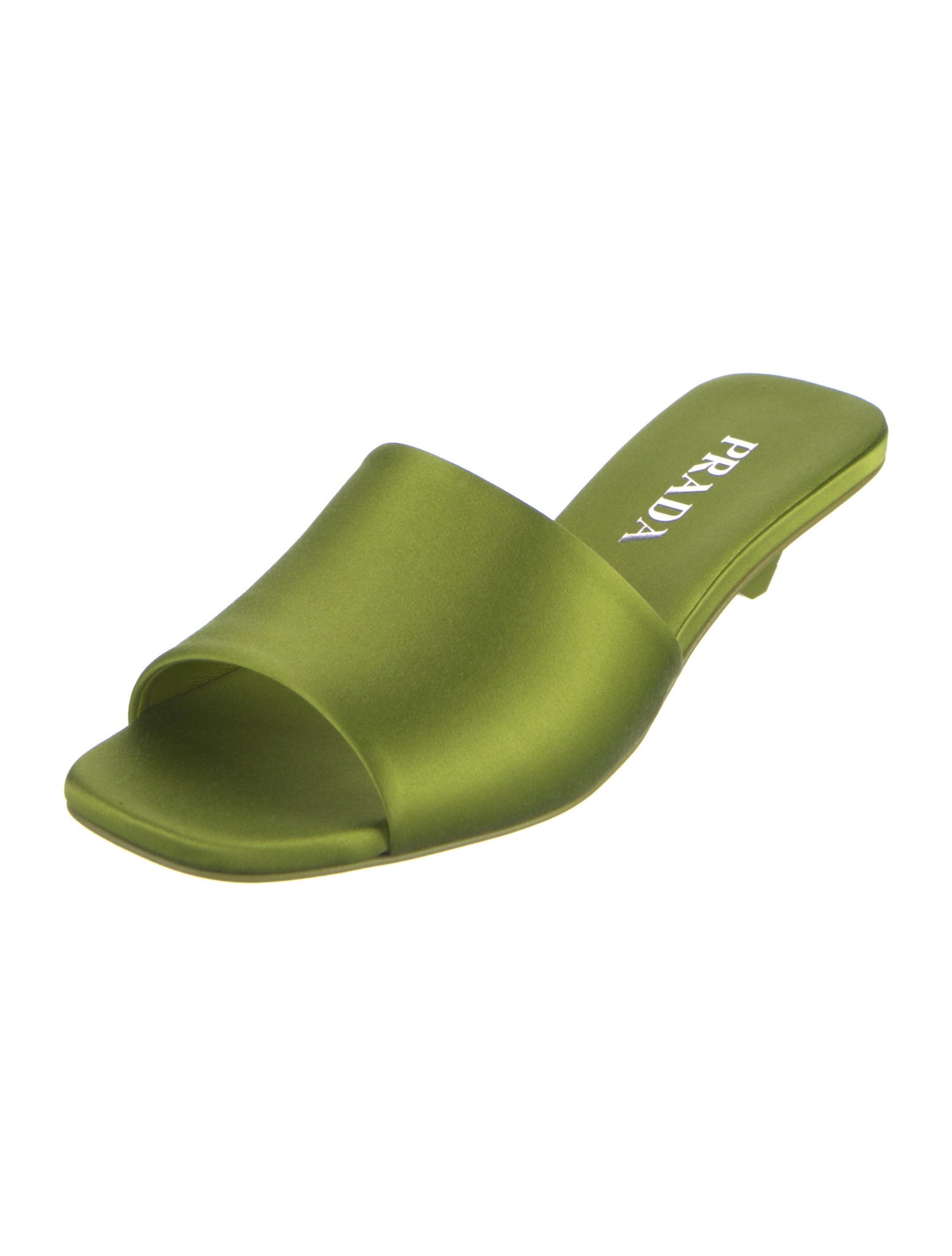Prada Satin Slides