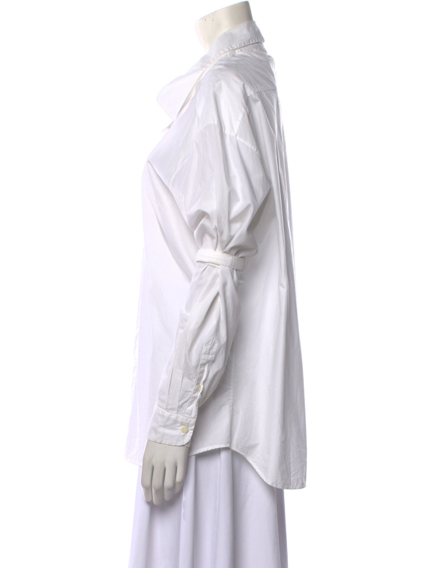 Prada 2017 Long Sleeve Button-Up Top