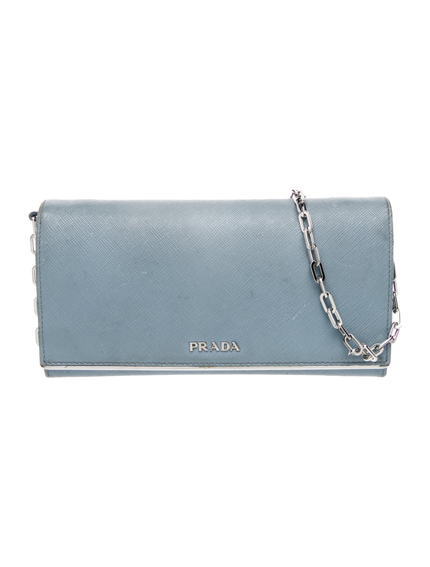 Prada Saffiano Leather Metal