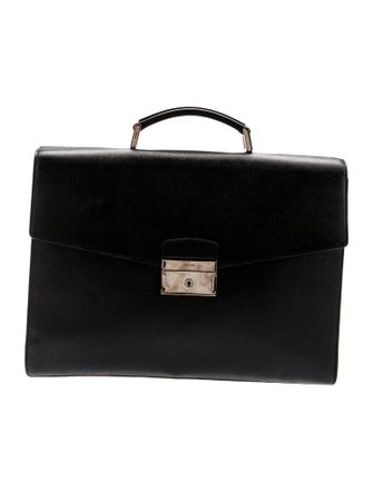Prada Saffiano Cuir Leather Briefcase