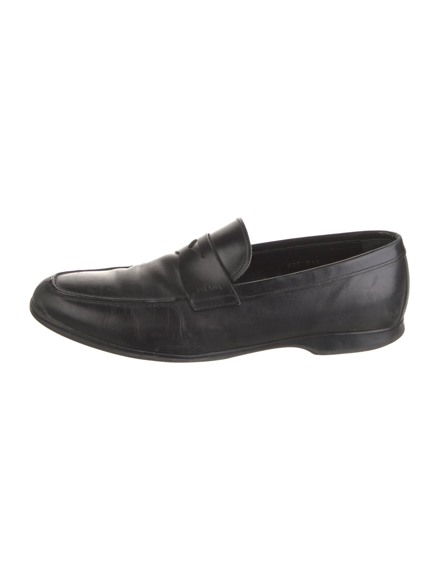 Prada Leather Dress Loafers