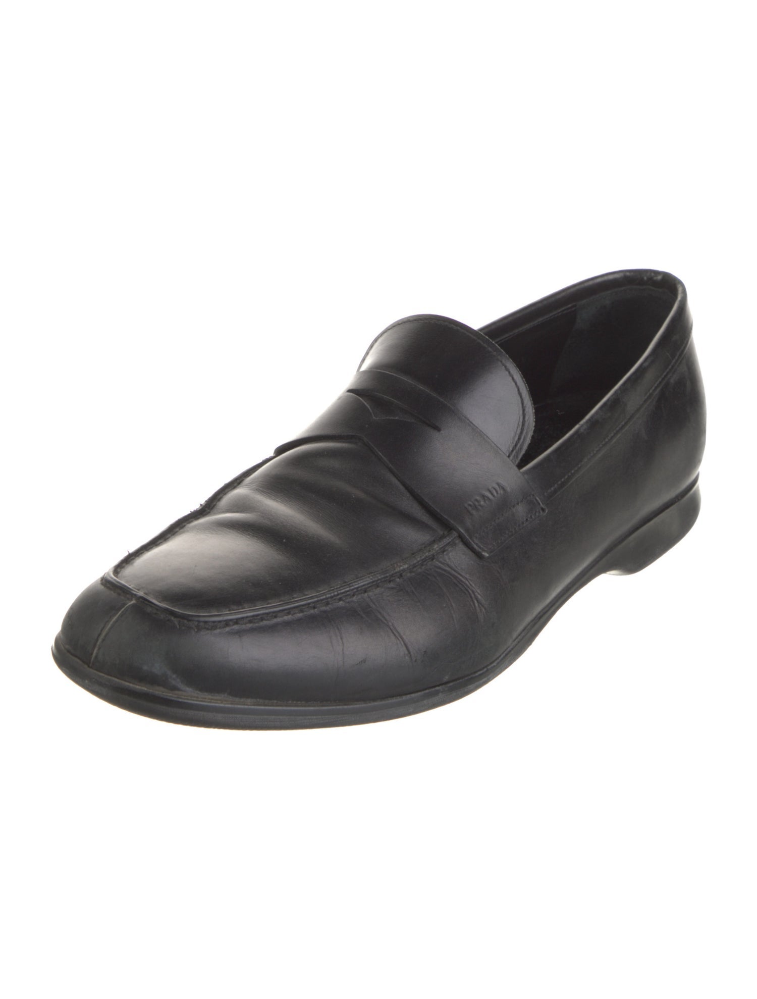 Prada Leather Dress Loafers