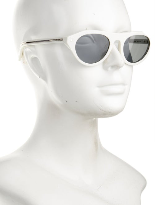 Prada Round Mirrored Sunglasses