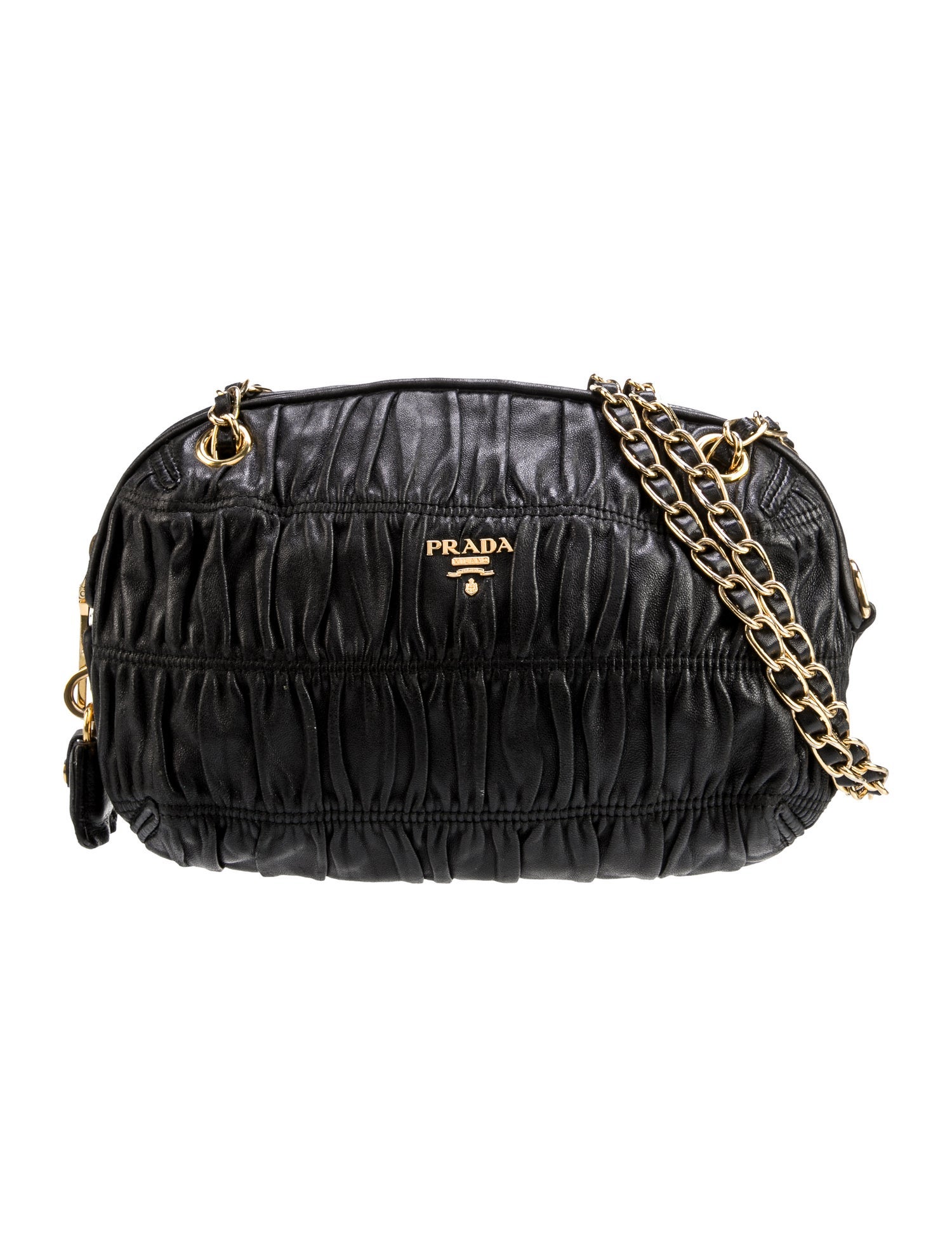 Prada Nappa Gaufre Leather Shoulder Bag