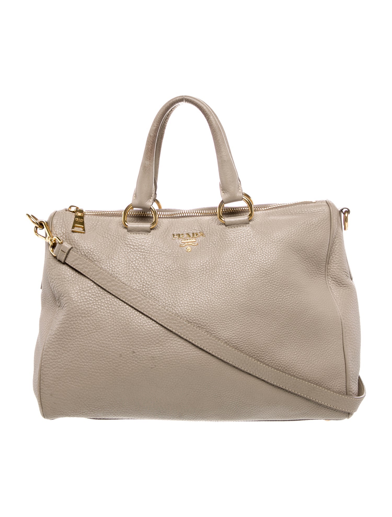 Prada Vitello Daino Leather Shoulder Bag