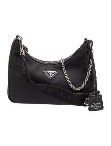 Prada Shoulder Bags Saffiano Leather Re-Edition 2005