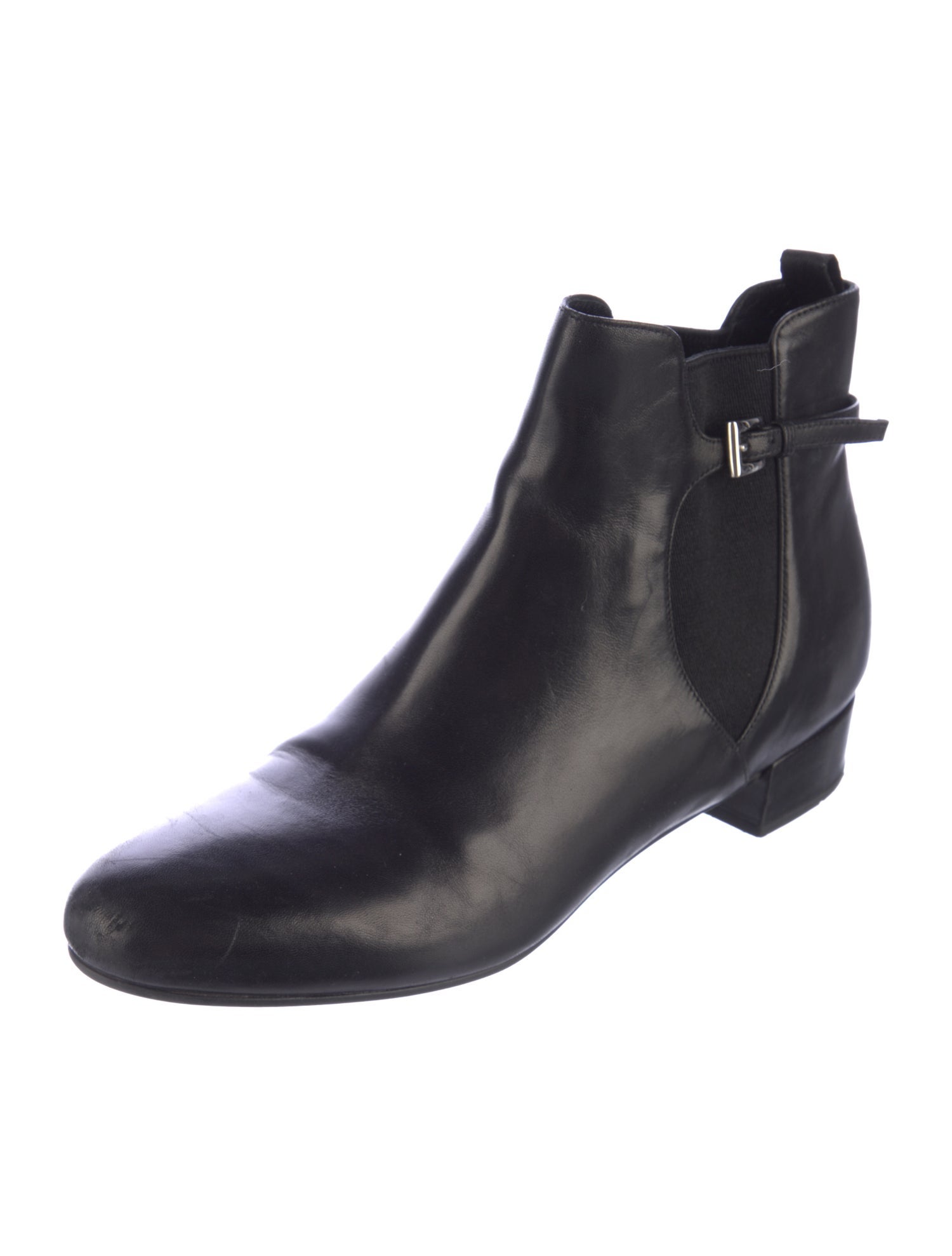 Prada Leather Chelsea Boots