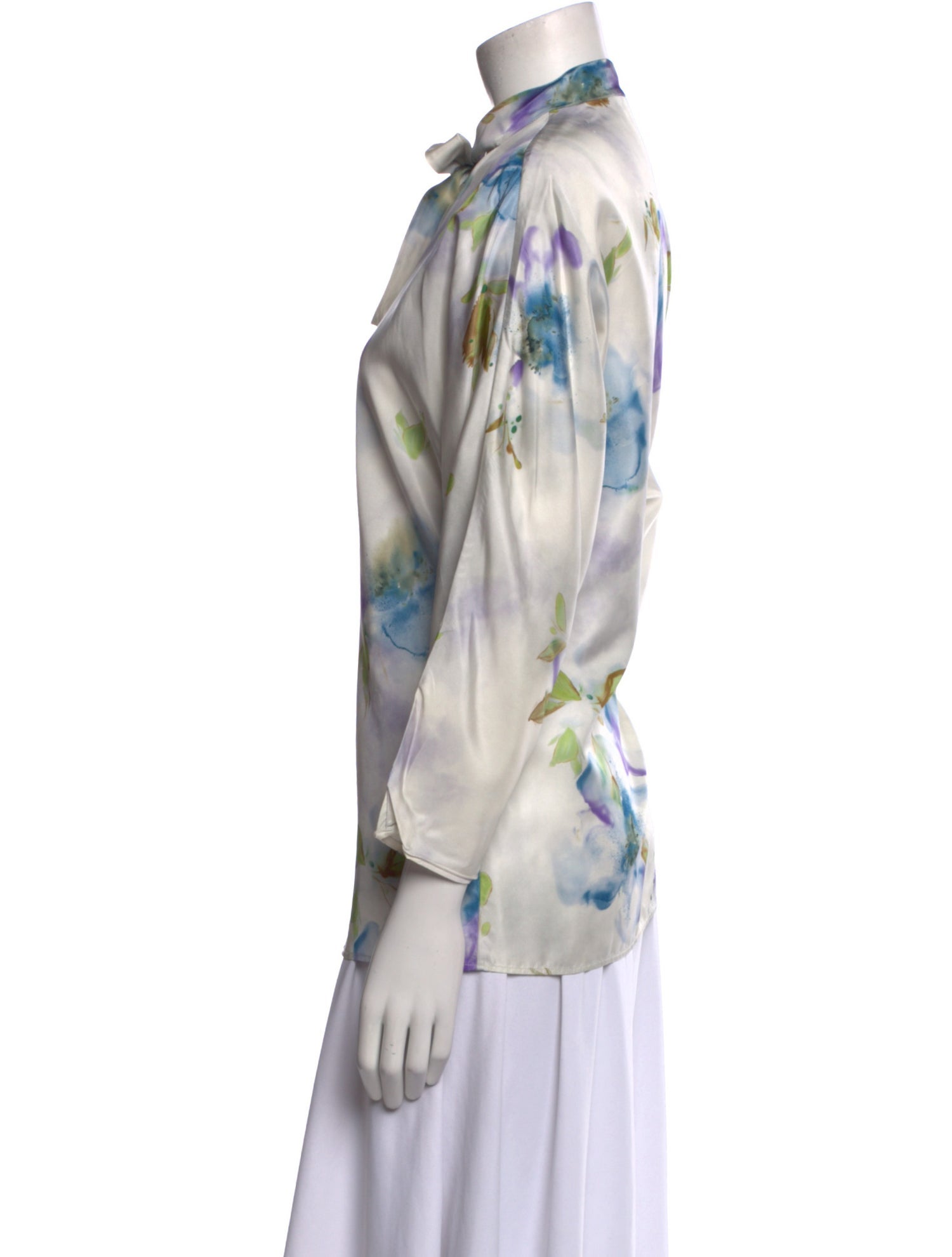 Prada 2021 Silk Button-Up Top