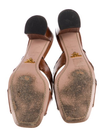 Prada Leather Slides