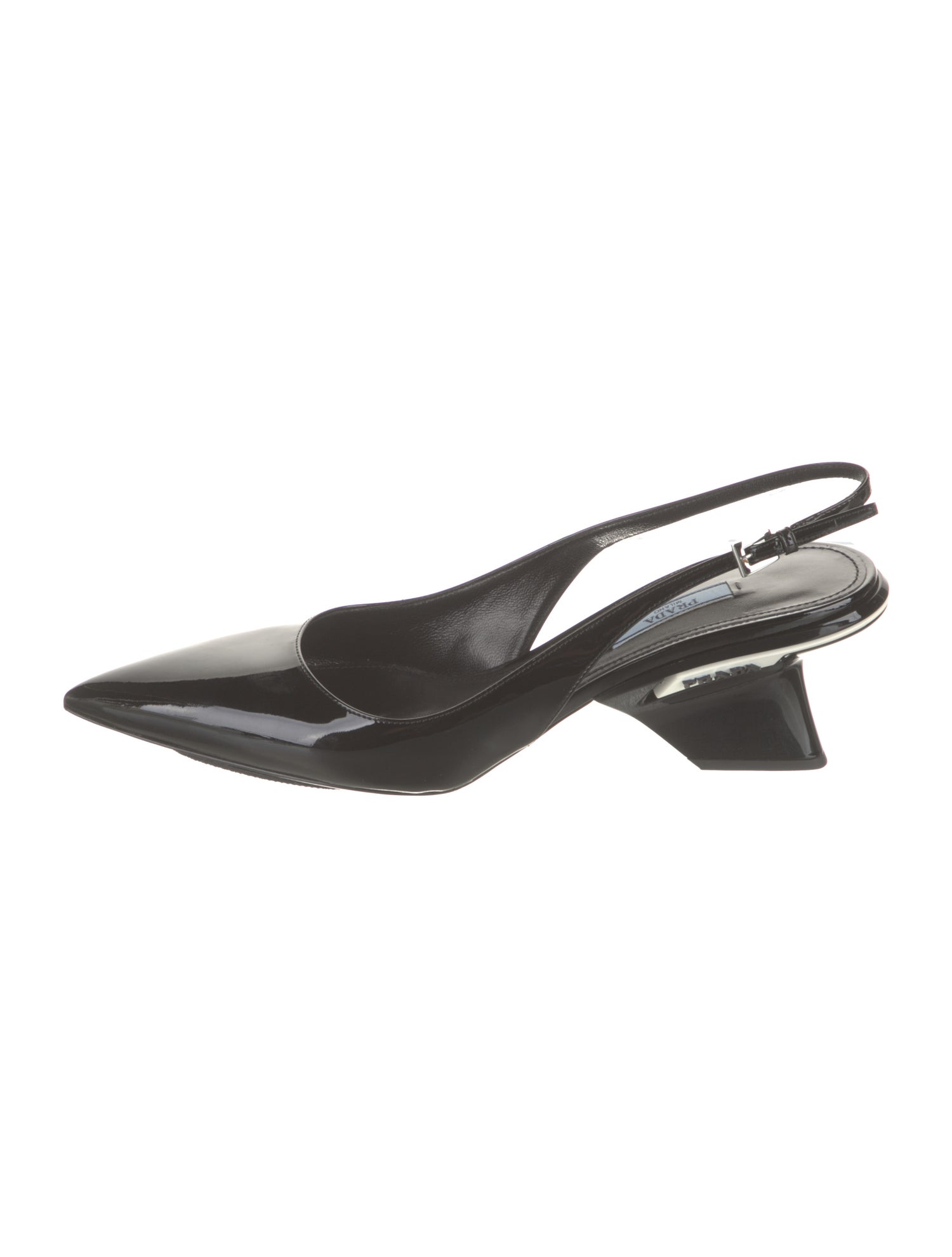 Prada Patent Leather Slingback Pumps