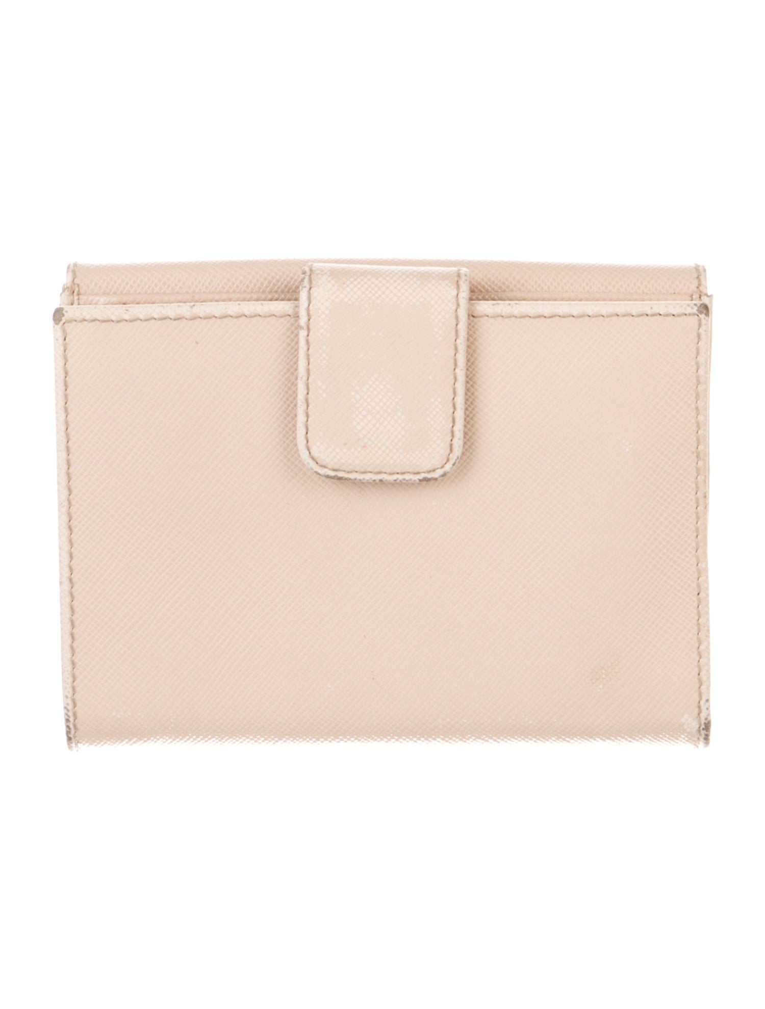 Prada Saffiano Lux Leather Compact Wallet
