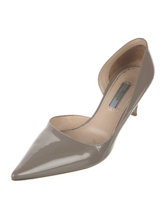 Prada Patent Leather D'Orsay Pumps