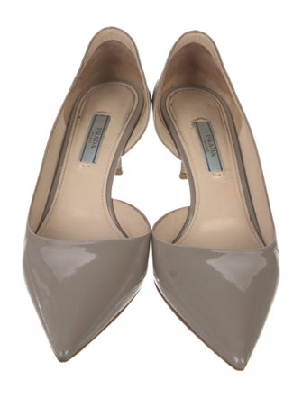 Prada Patent Leather D'Orsay Pumps