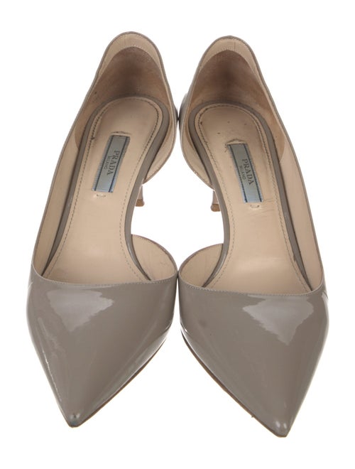 Prada Patent Leather D'Orsay Pumps