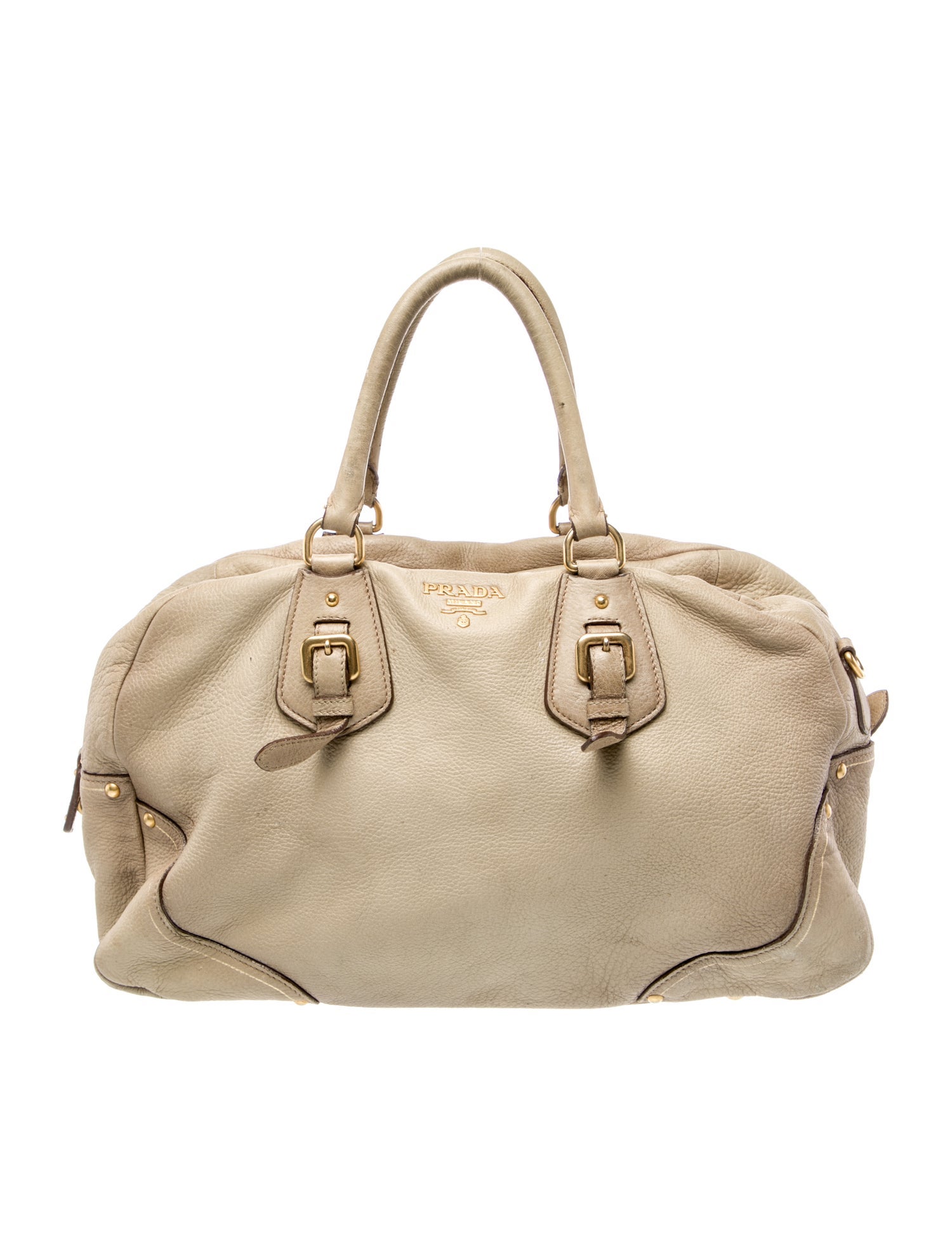 Prada Vitello Daino Leather Bauletto