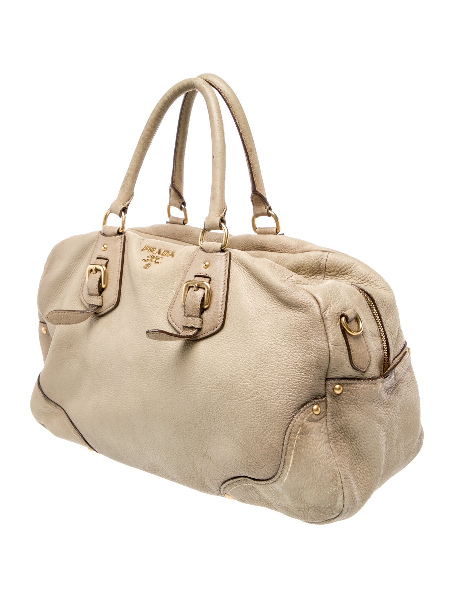 Prada Vitello Daino Leather Bauletto