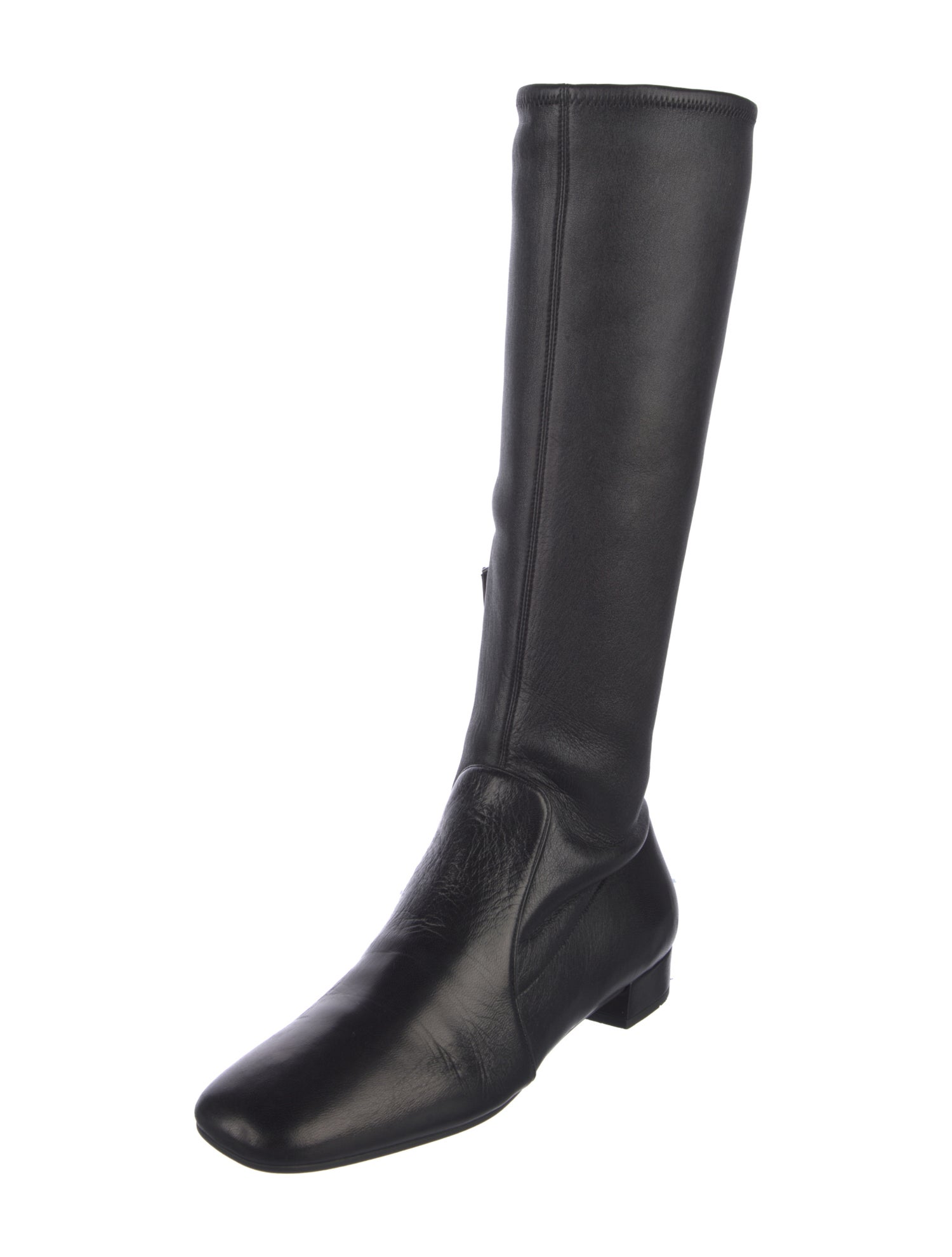 Prada Leather Riding Boots